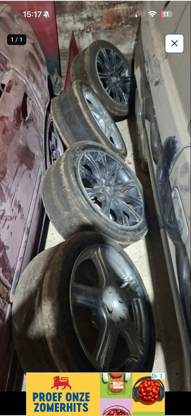 Velgen 17inch, Hobby en Vrije tijd, Modelbouw | Auto's en Voertuigen, Ophalen, Gebruikt, Auto