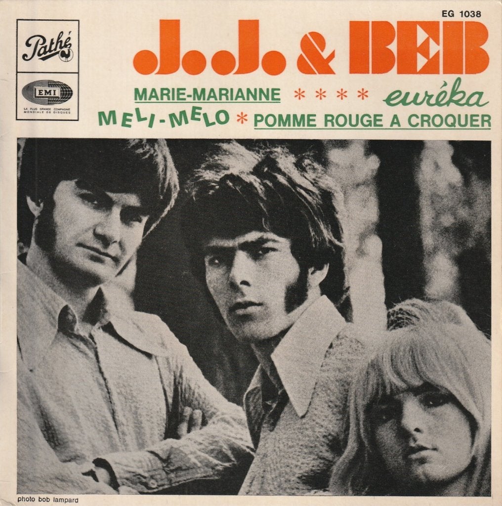 J. J. & Beb - Marie-Marianne + 3 andere, Gebruikt, Verzenden, 7 inch, Fotohoes