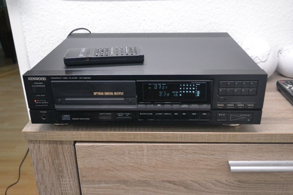 Lecteur CD Vintage Kenwood DP-990SG + Télécommande d'origine, Audio, Tv en Foto, Ophalen of Verzenden, Zo goed als nieuw