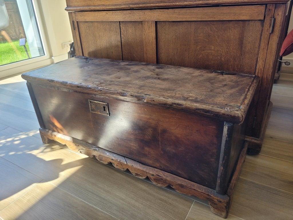antieke houten kist, Huis en Inrichting, Ophalen, Minder dan 50 cm, Gebruikt, 50 tot 100 cm