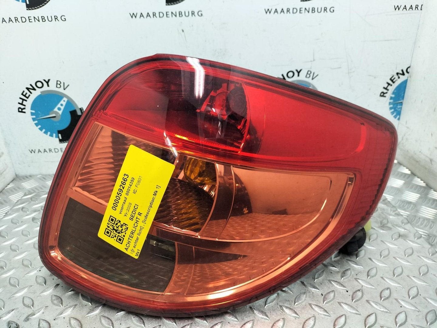 FIAT SEDICI ACHTERLICHT R 2008, Ophalen of Verzenden, Gebruikt, ARN erkend