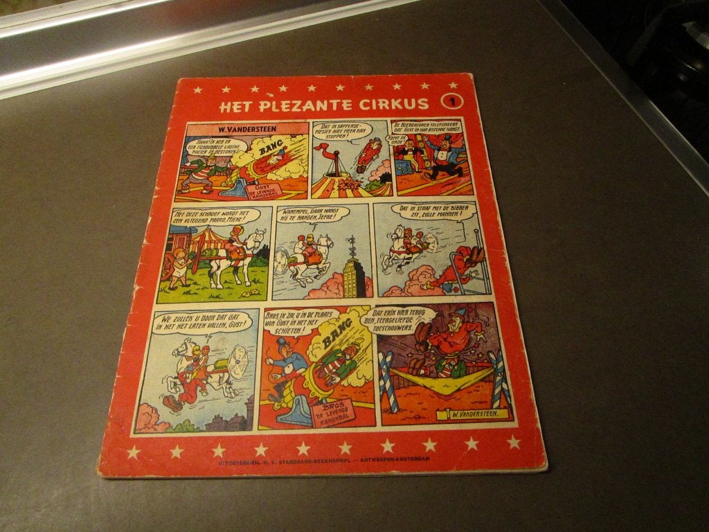 Het plezante circus 1 - 1958 - 1e druk, Enlèvement ou Envoi, Willy Vandersteen, Une BD, Utilisé