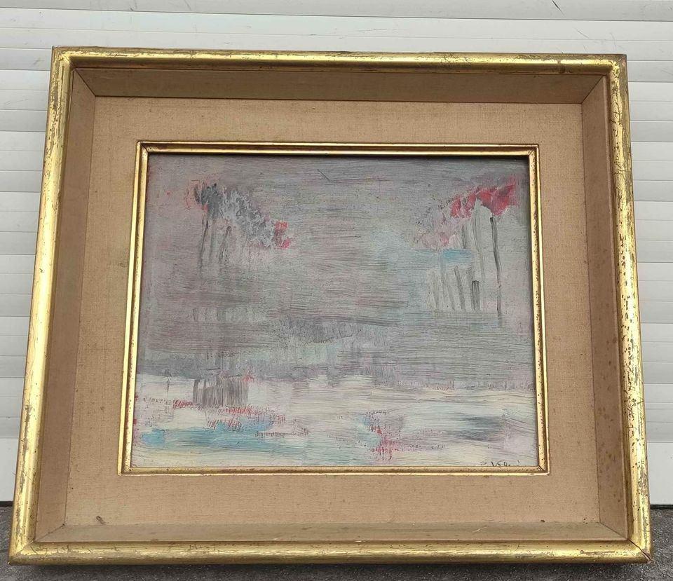 Huile sur panneau paysage signe Paul Georges Klein, Antiquités & Art, Enlèvement ou Envoi