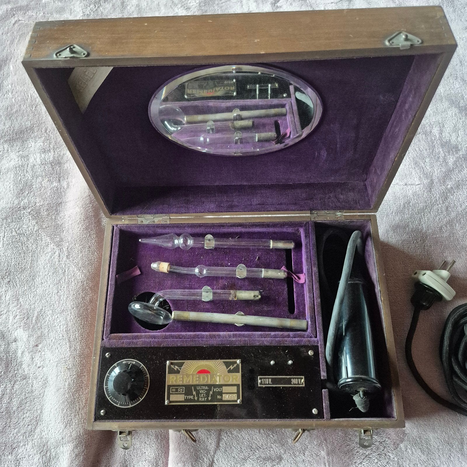 Appareil haute fréquence vintage REMEDIATOR - Rayons Violets, Enlèvement ou Envoi