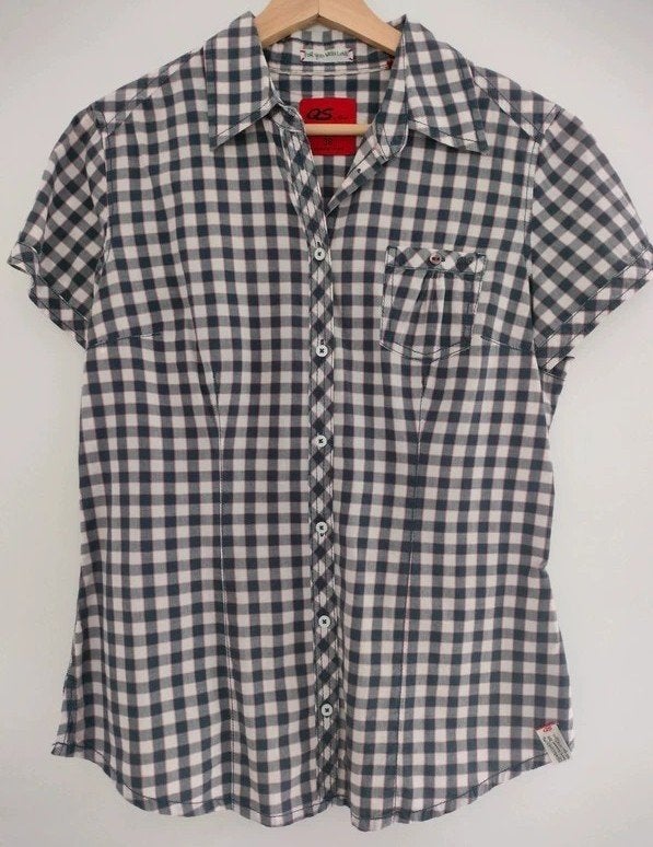 Tof hemdje s.Oliver maat: 36. Kan ook als vestje met top, Kleding | Dames, Blouses en Tunieken, Blauw, S. Oliver, Ophalen of Verzenden