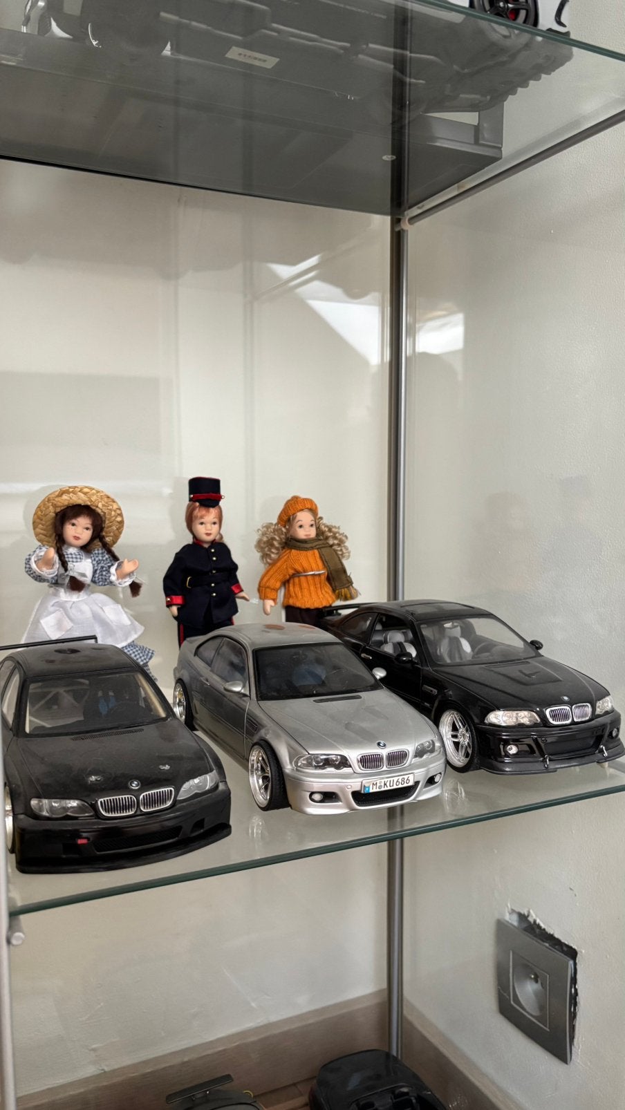4 x Bmw e46 M3 (GTR) 1:18 modelauto’s schaalmodel, Enlèvement, Comme neuf, Voiture