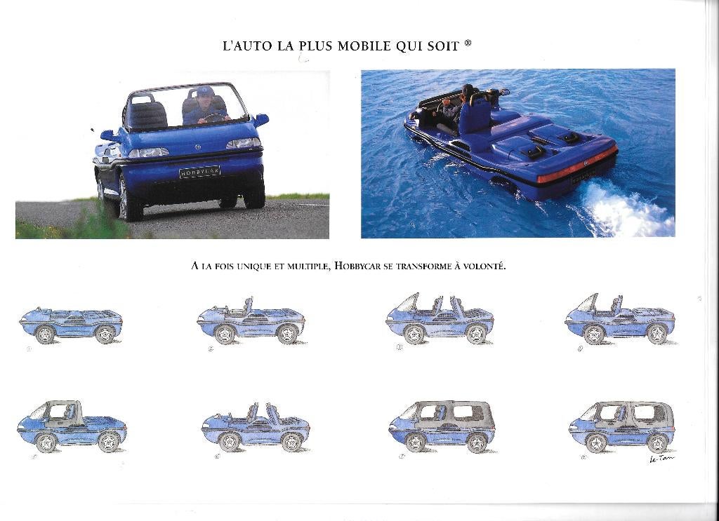 AMPHIBIE HOBBYCAR 1994, Livres, Autos | Brochures & Magazines, Enlèvement ou Envoi, Comme neuf, Autres marques