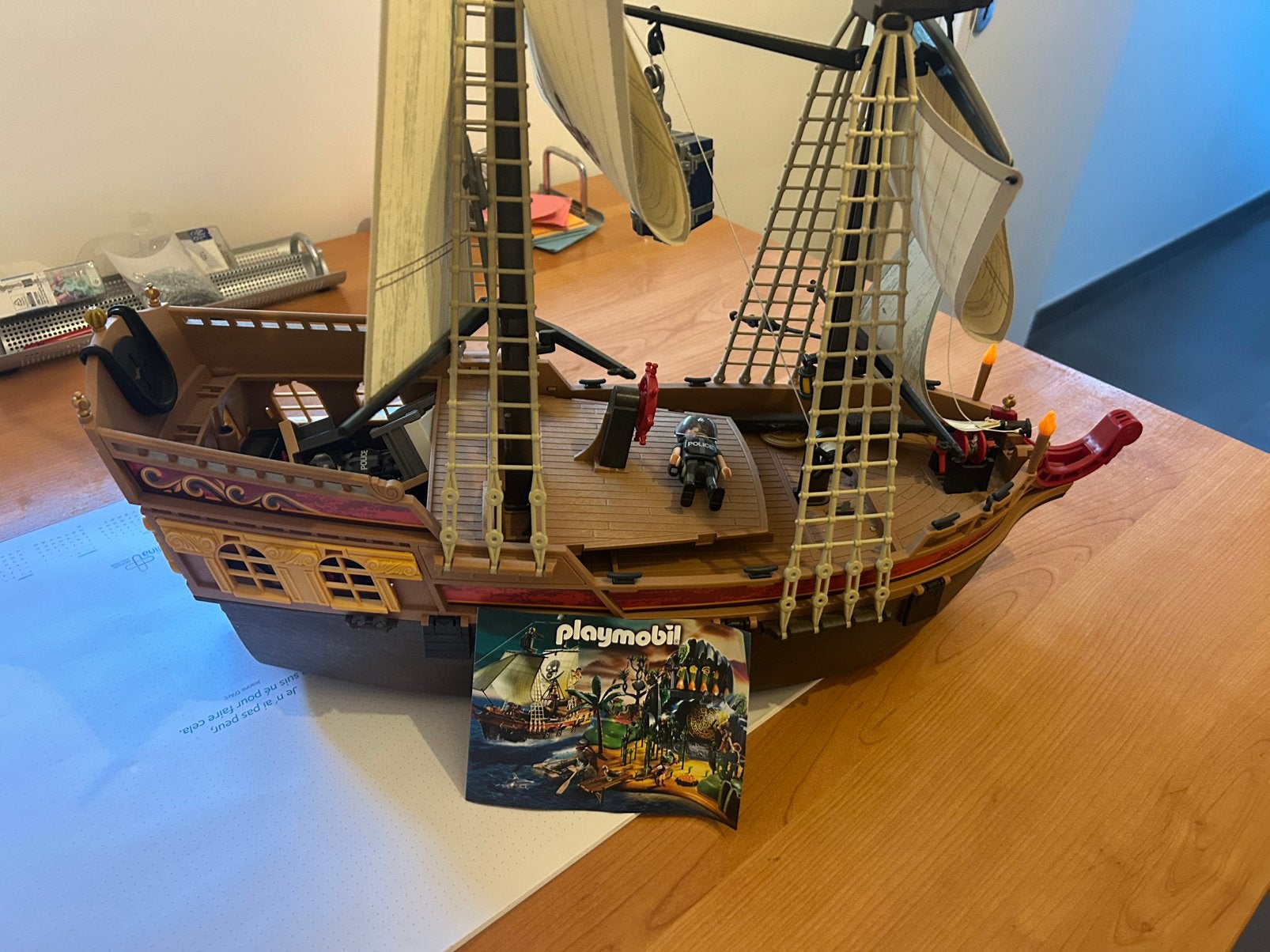 Piratenboot met toebehoren, Ophalen of Verzenden, Zo goed als nieuw