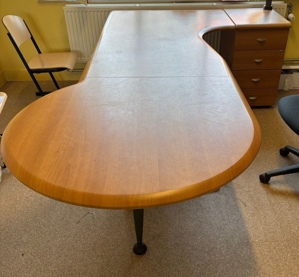 Bureau, Huis en Inrichting, Bureaus, Ophalen, In hoogte verstelbaar, Gebruikt, Hoekbureau