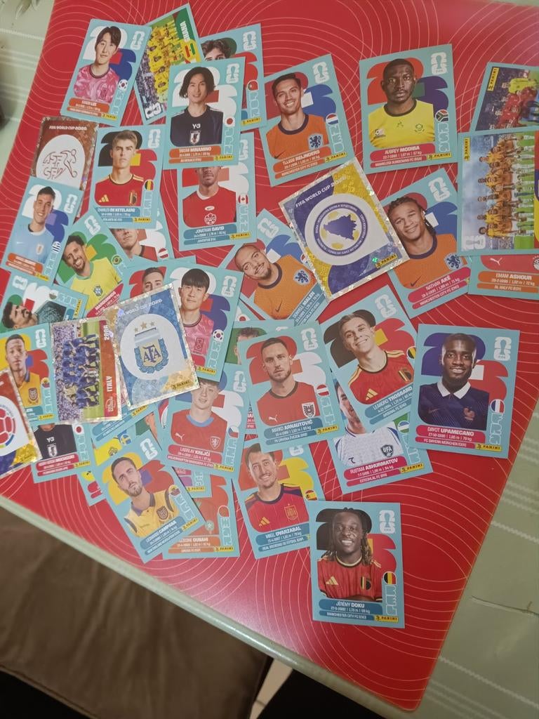 Lot 46  Stickers WK 2026 FIFA panini, Ophalen of Verzenden