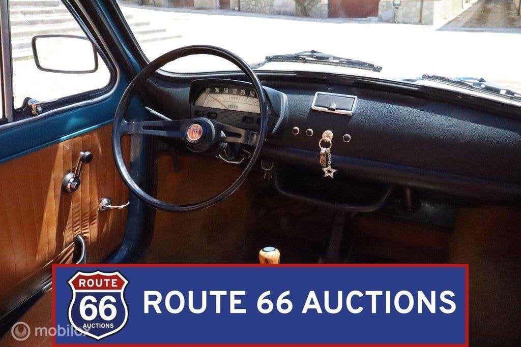 Fiat 500 L | 1970 | Route 66 Auctions, Autos, Achat, Entreprise, Boîte manuelle, Autre carrosserie