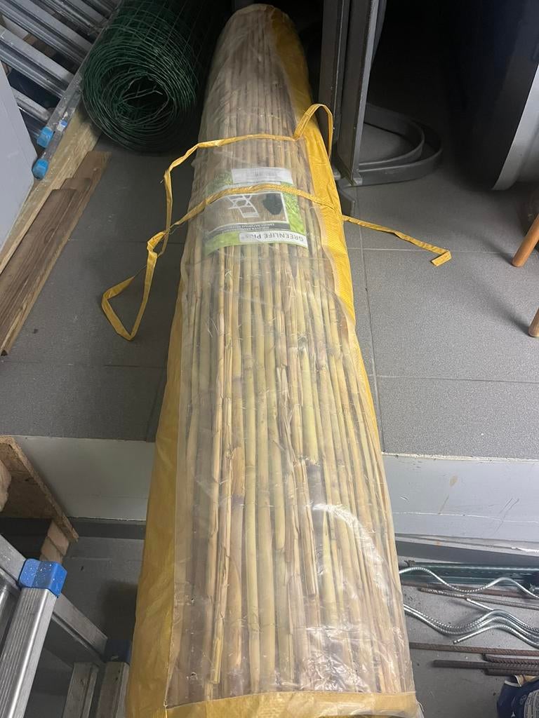 Bamboe mat 5x2 m (nieuw), Neuf, 200 cm ou plus, Enlèvement, 200 cm ou plus