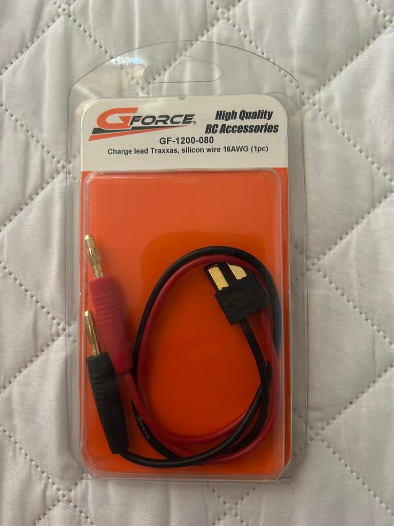 G-Force RC Laadkabel voor Traxxas - 16AWG Siliconen - Nieuw, Ophalen, Nieuw