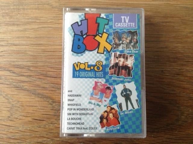 muziekcassette hitbox, Enlèvement ou Envoi, Pop, 1 cassette audio, Originale