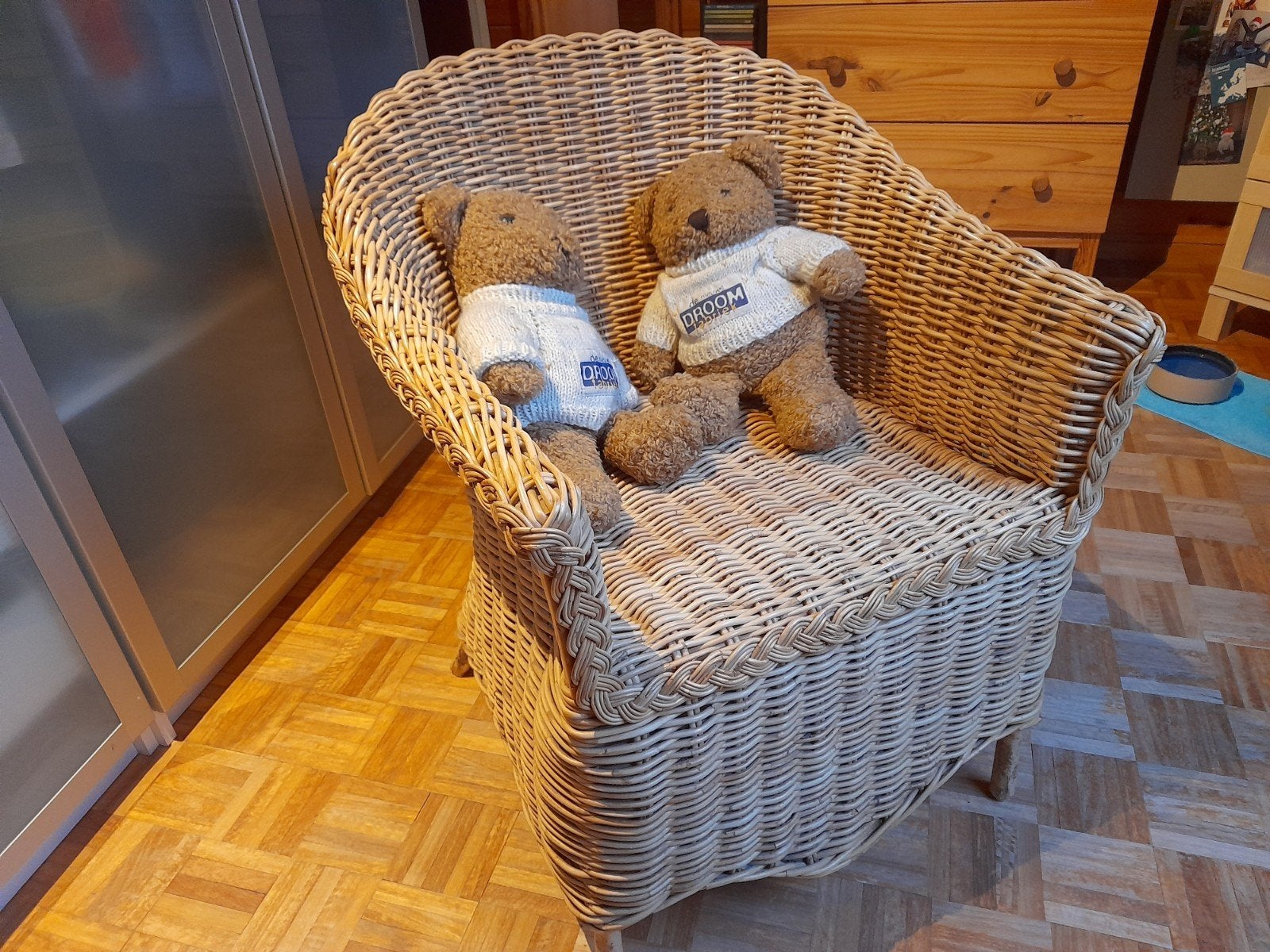 rieten zetel, Maison & Meubles, Landelijk, Enlèvement, Autres matériaux, Une personne