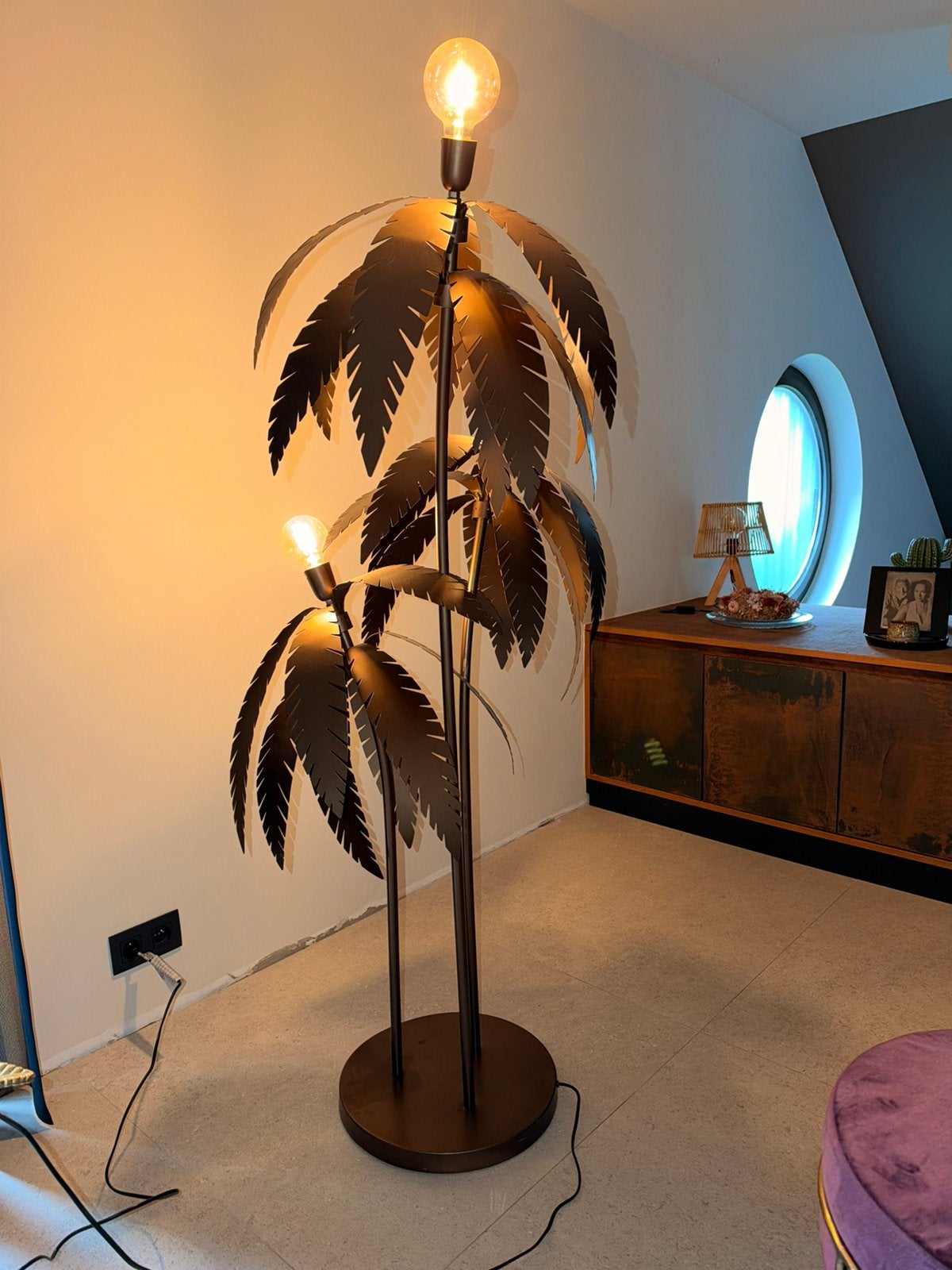 Vloer lamp, Ophalen, Zo goed als nieuw, Metaal