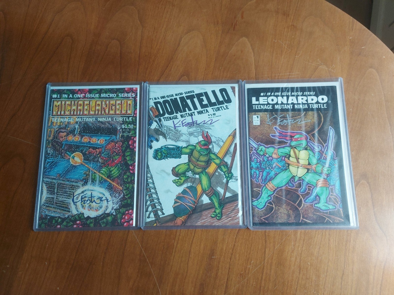 Vintage Tmnt comics signed by K. Eastman, Ophalen of Verzenden