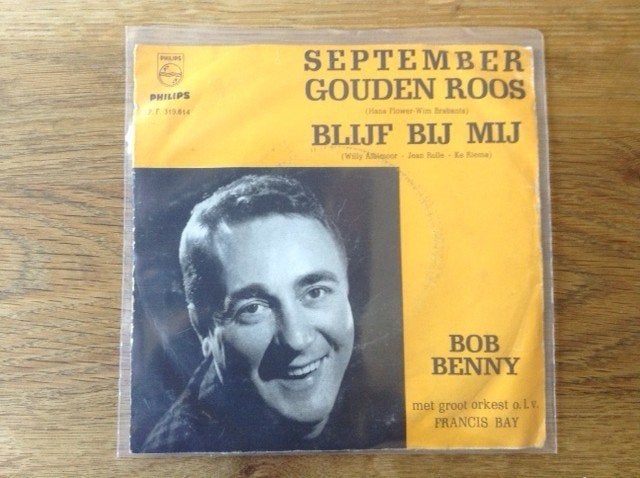 single bob benny, Cd's en Dvd's, 7 inch, Ophalen of Verzenden, Beschermende buitenhoes, Nederlandstalig