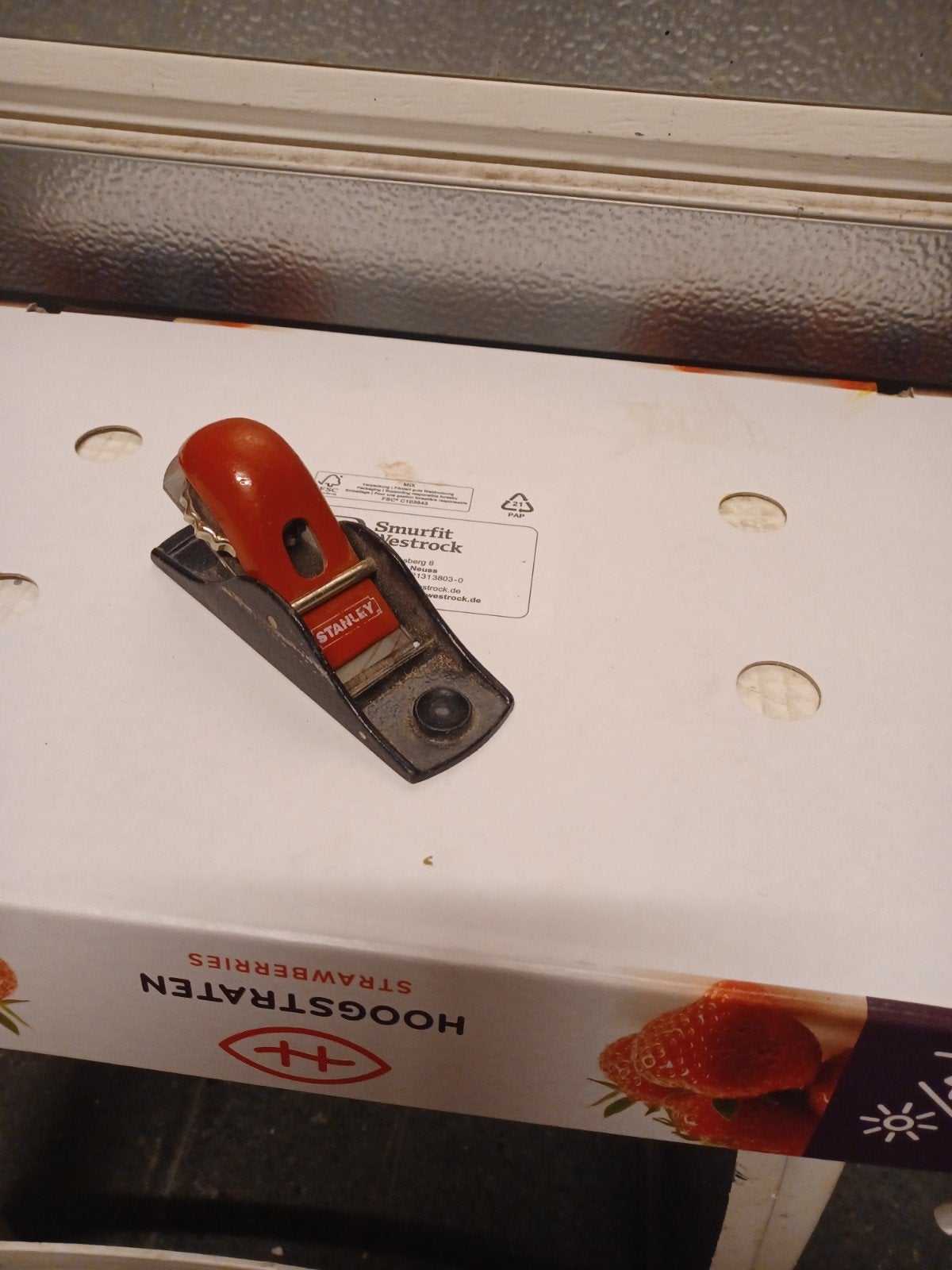 Stanley hout schaaf regelbare messen pr5euro, Doe-het-zelf en Bouw, Gereedschap | Handgereedschap, Ophalen, Stanley