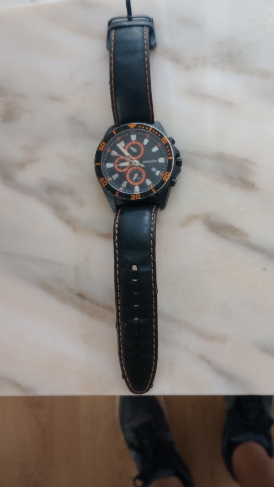 Rodania, Handtassen en Accessoires, Overige merken, Staal, Polshorloge, Ophalen of Verzenden