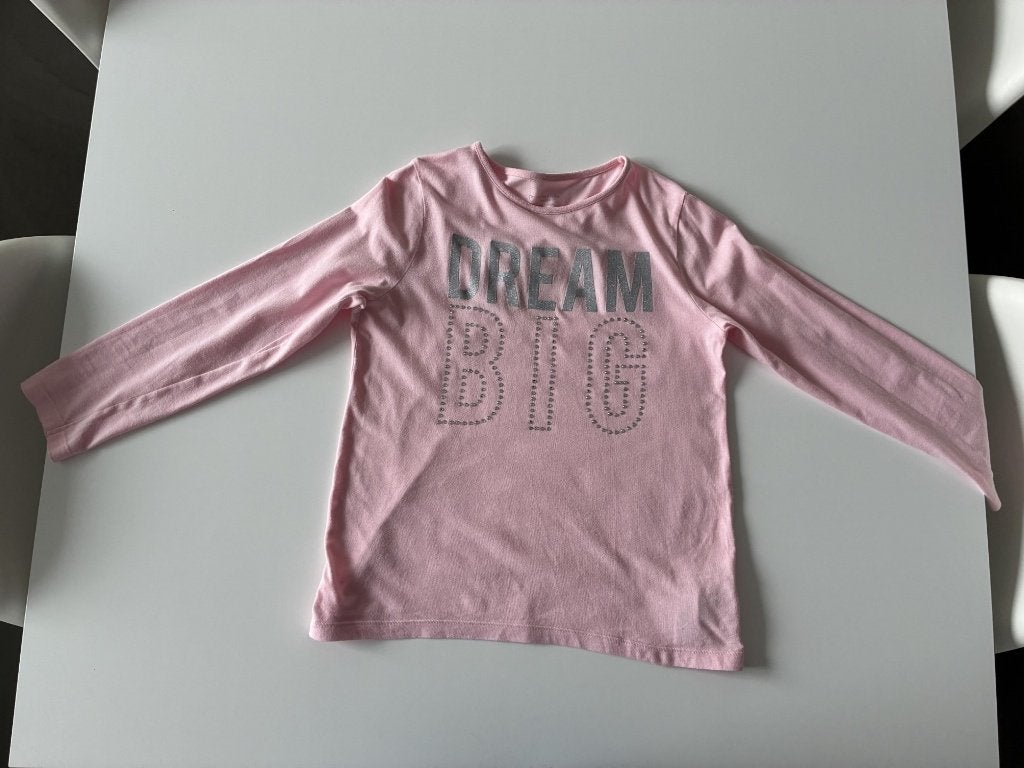 Roze slaapt-shirt maat 134, Kinderen en Baby's, Kinderkleding | Maat 134, Ophalen of Verzenden, Zo goed als nieuw, Meisje, Nacht- of Onderkleding