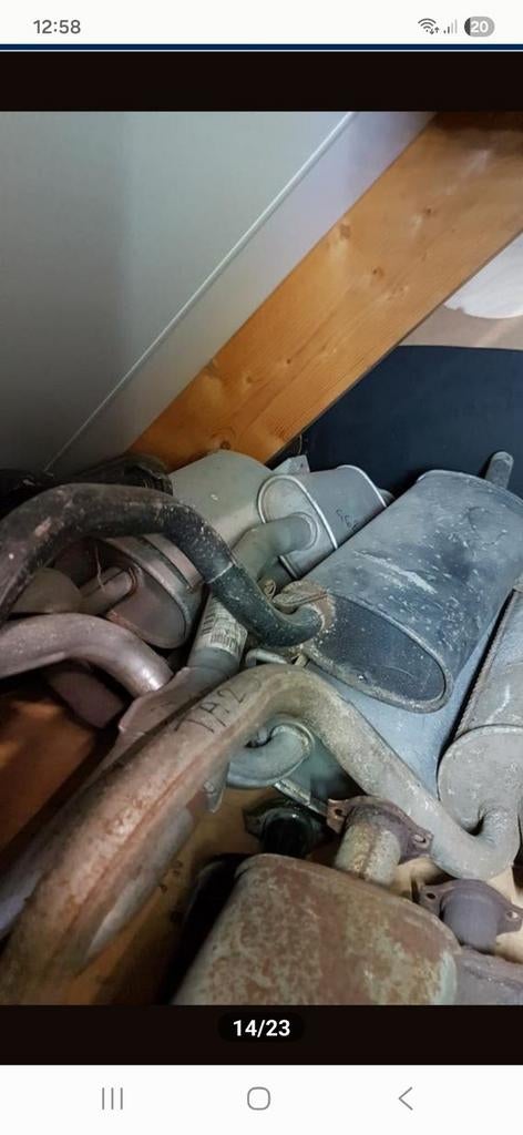 Nieuwe uitlaat achterdemper Toyota Celica TA 40, Ophalen of Verzenden