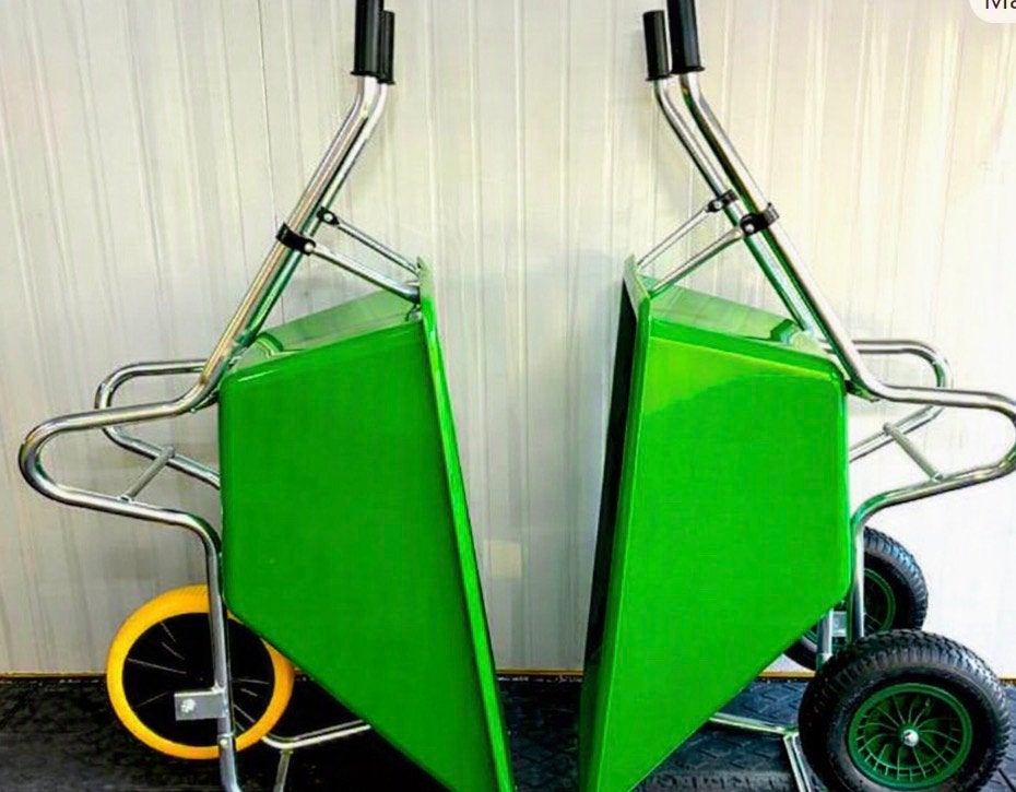 Grote nieuwe kruiwagens 180liter vanaf 95€, Ophalen