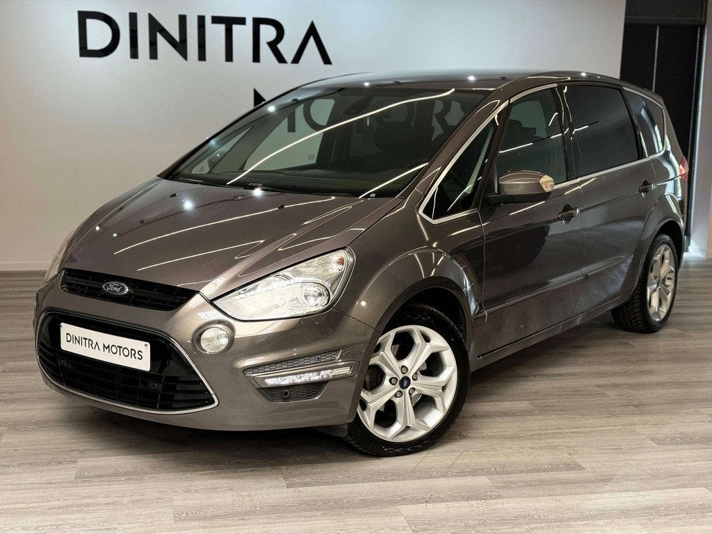Ford S-Max 1.6 Turbo Titanium - Navi/Cruise/Memory Zetels/*T, Auto's, Ford, Gebruikt, Zwart, 5 deurs, Overige carrosserie