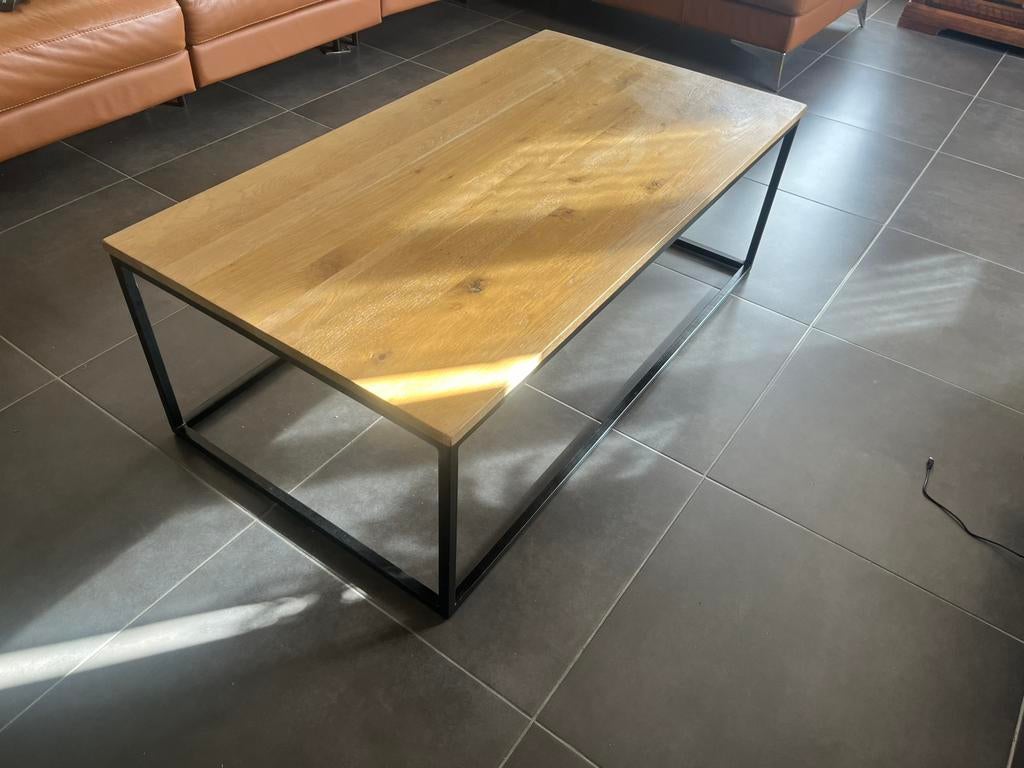 Landelijke design salontafel, Huis en Inrichting, Tafels | Salontafels, Ophalen, Zo goed als nieuw