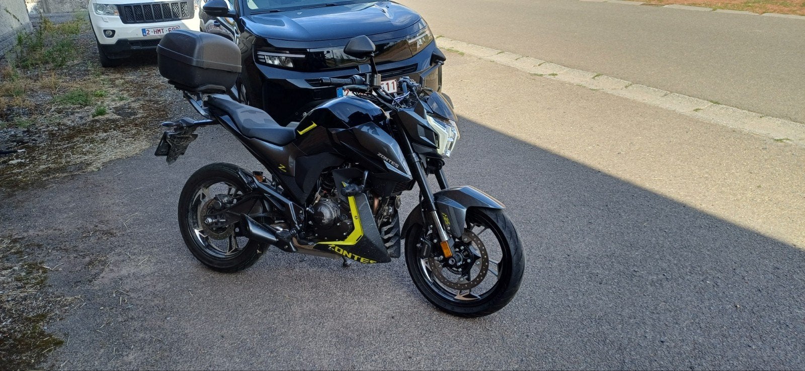 zontes 125 seulement 568 km, 1 cilinder, 11 kW of minder