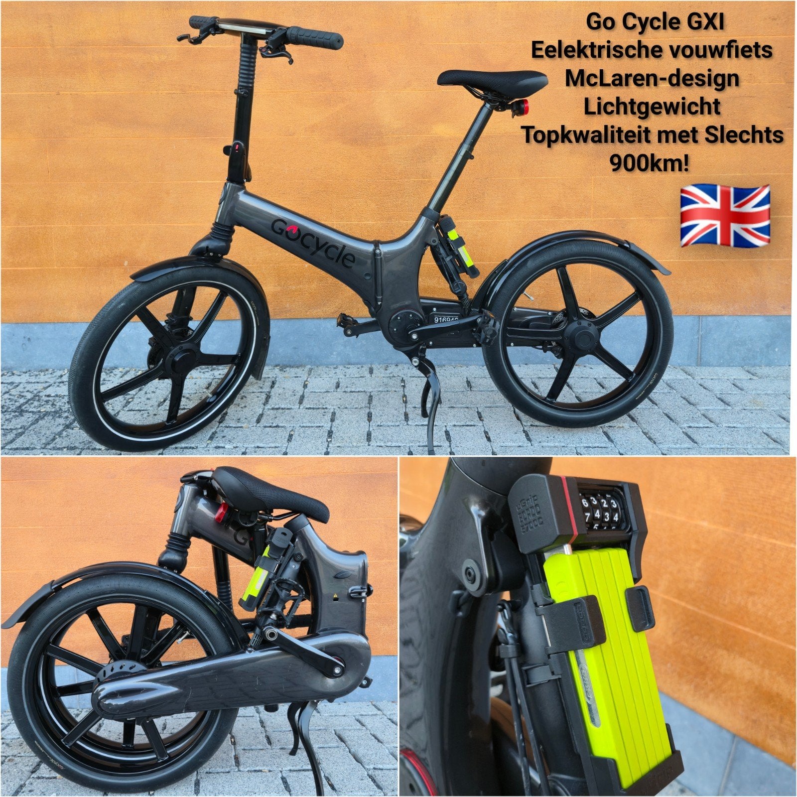 Gocycle GXi | 900km Brits Design Elektrische fiets, Ophalen, Zo goed als nieuw, Overige merken
