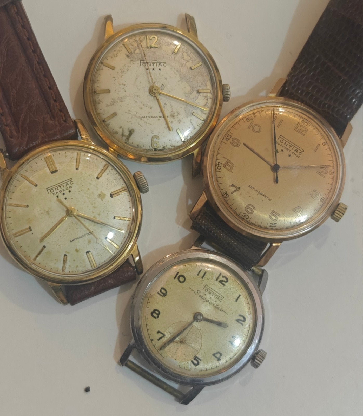 Lot montres Pontiac, Bijoux, Sacs & Beauté, Montres | Anciennes | Antiquités, Enlèvement ou Envoi