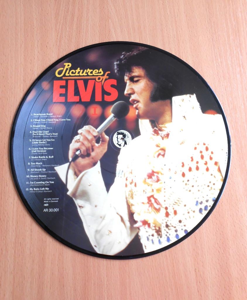 picture disc Elvis presley, Picture disc, Enlèvement, Comme neuf