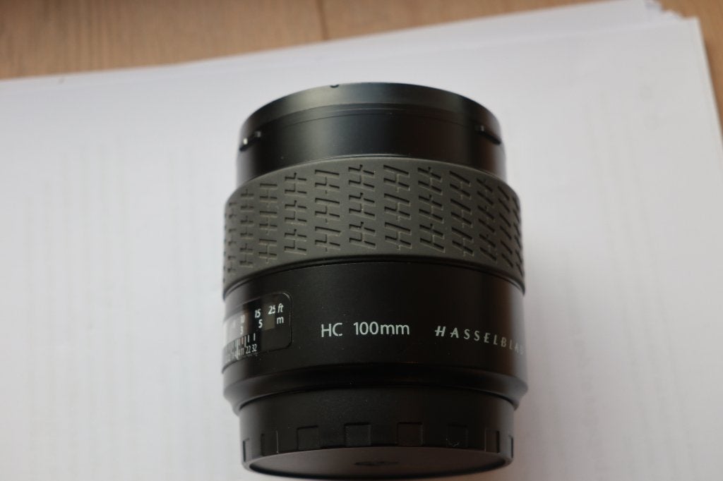 Hasselblad HC 100 mm 2.2 Firmware 19 AF met X2D + XH-ring, Audio, Tv en Foto, Ophalen, Autofocus, Telelens, Zo goed als nieuw