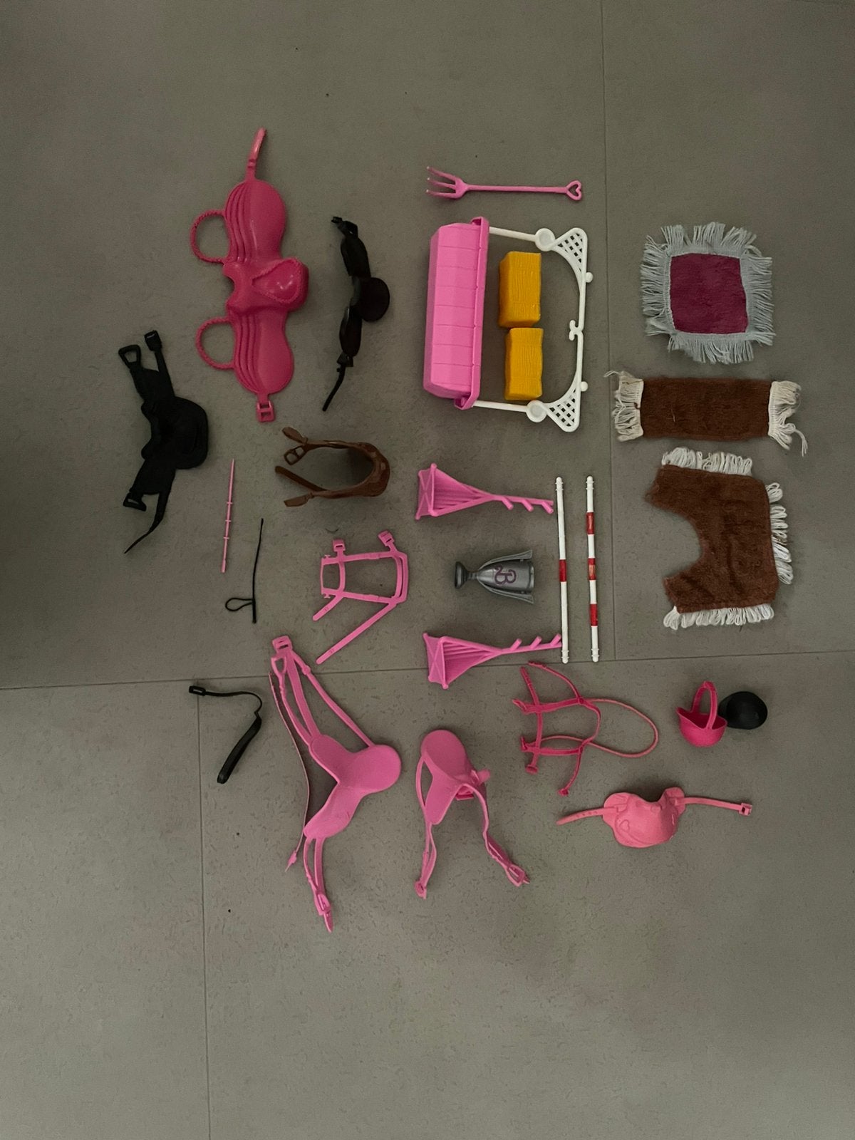 Barbie paarden set, Kinderen en Baby's, Ophalen, Zo goed als nieuw, Barbie