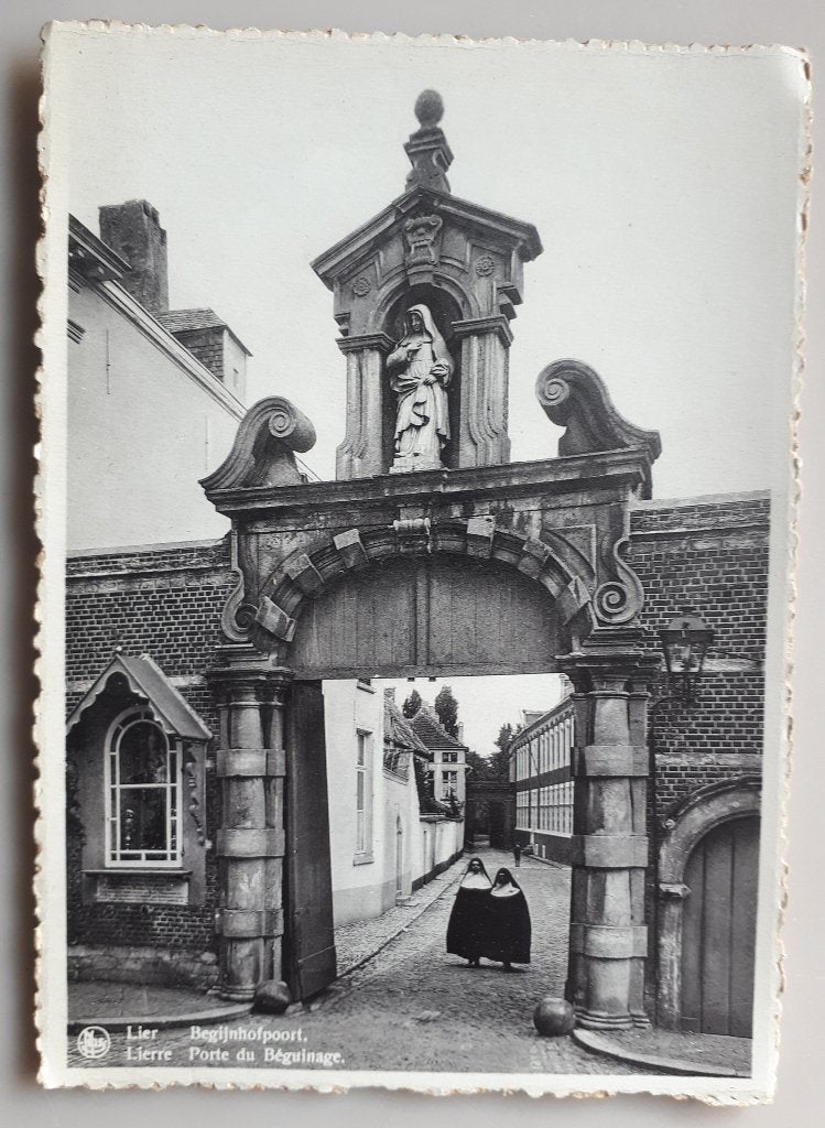Postkaart LIER Begijnhofpoort, Ophalen of Verzenden, 1940 tot 1960, Ongelopen, Antwerpen