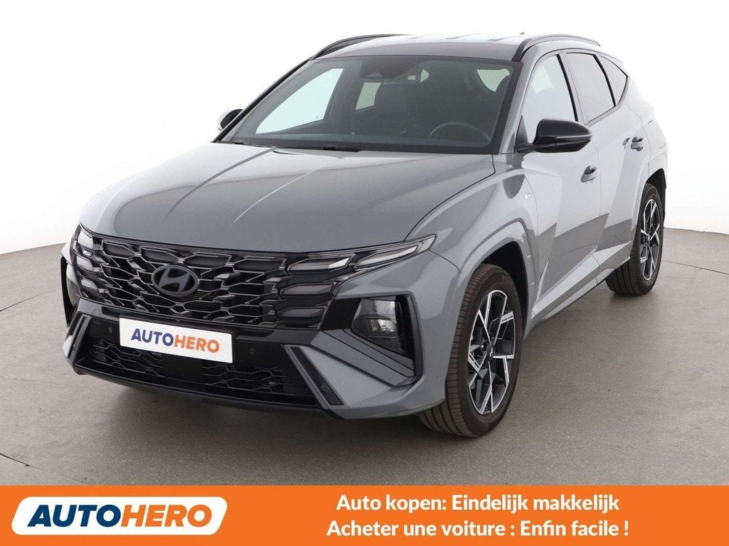 Hyundai Tucson 1.6 T-GDI Hybrid N Line Executive 2WD, Auto's, Gebruikt, Zwart, https://public.car-pass.be/vhr/dd3ecc19-8c20-4238-b447-83c323ee8c74