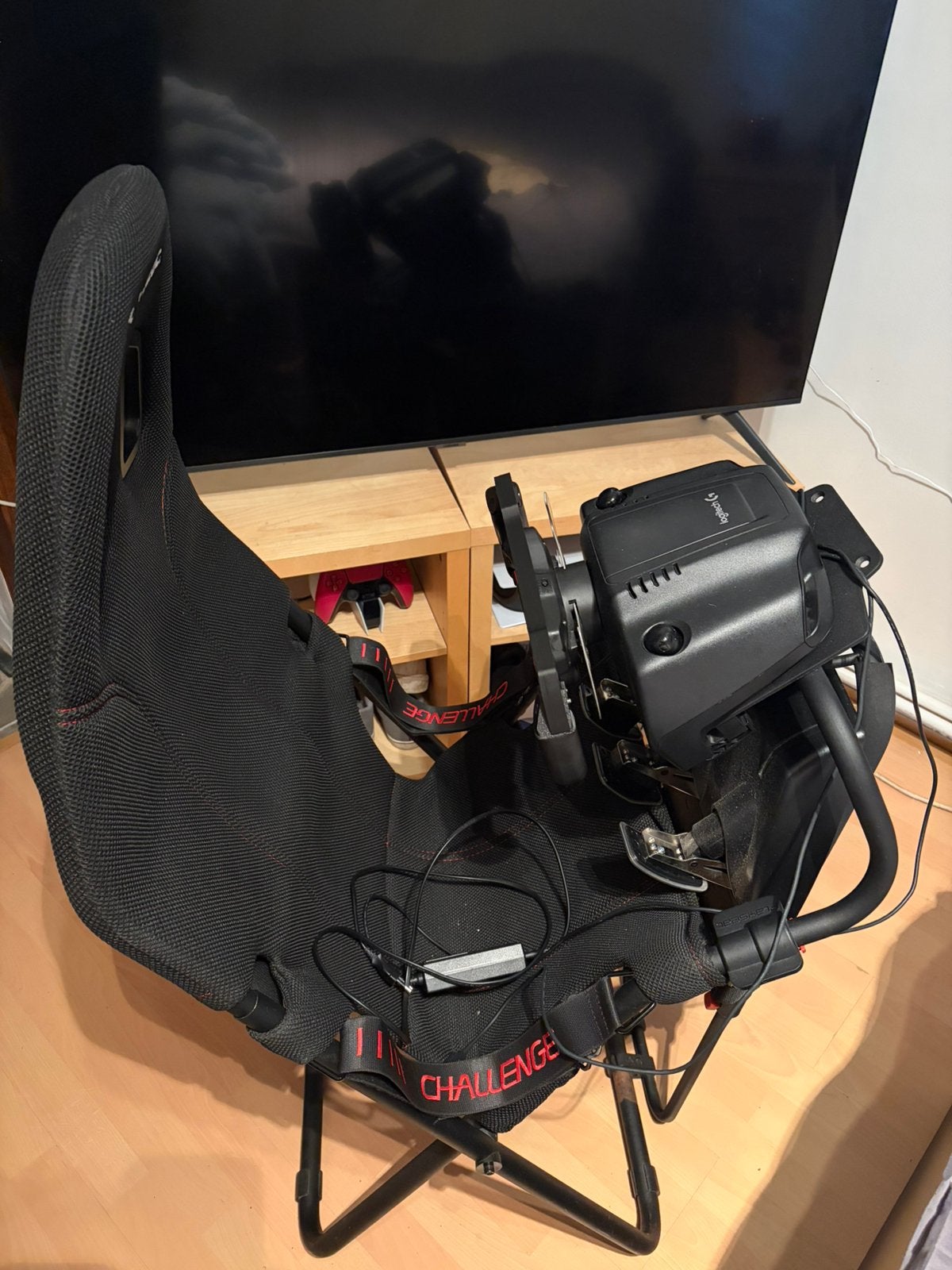 Playseat+stuur en pedalen logitec g92pro, Playseat, Ophalen, Zo goed als nieuw, Shifter