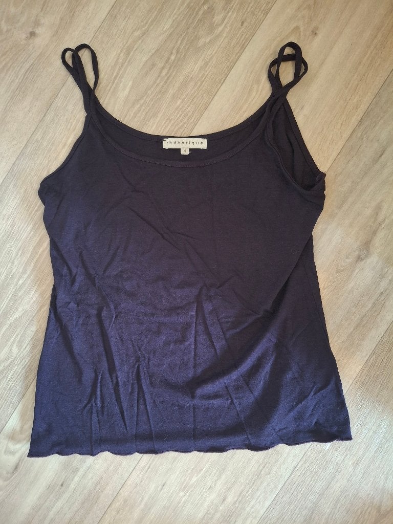 topje Réthorique taille 4 (M), Kleding | Dames, Topjes, Ophalen of Verzenden, Maat 38/40 (M), Blauw, Zonder mouw