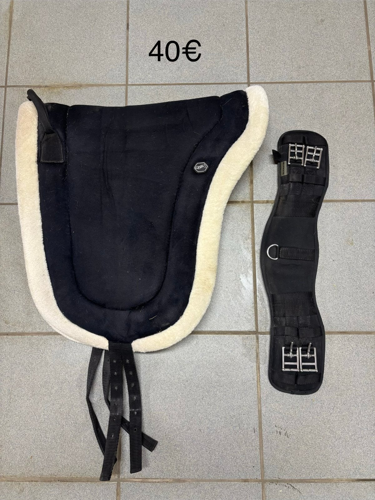 QHP barebackpad met singel showmasyer, Dieren en Toebehoren, Ophalen, Overige merken, Zo goed als nieuw, Zachte zit