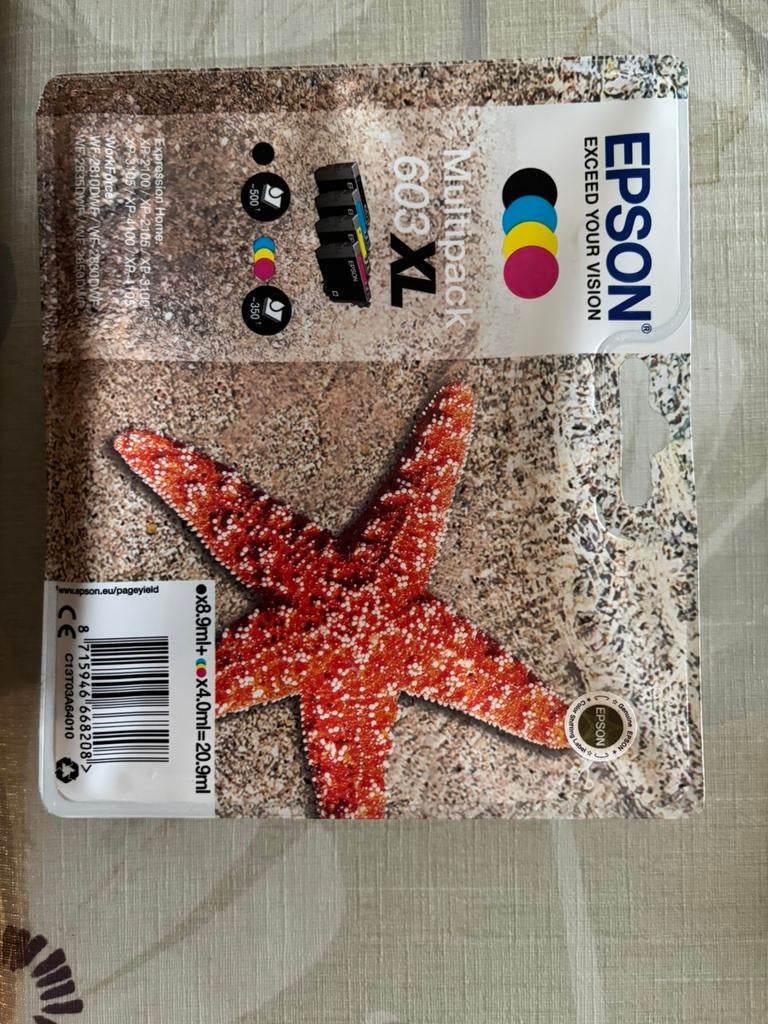 Epson 603XL inkt, Enlèvement ou Envoi, Neuf