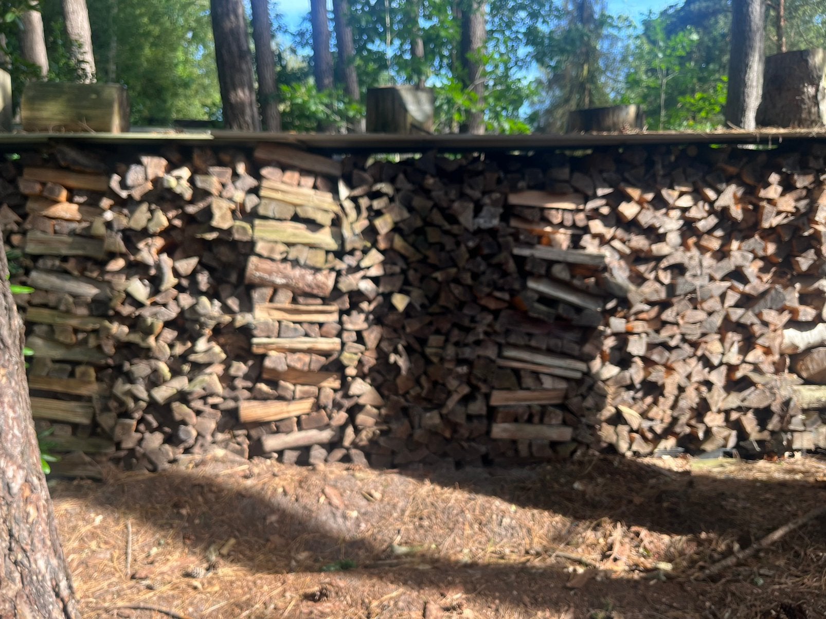 Stookhout, Tuin en Terras, Brandhout, 6 m³ of meer, Ophalen, Eikenhout, Blokken