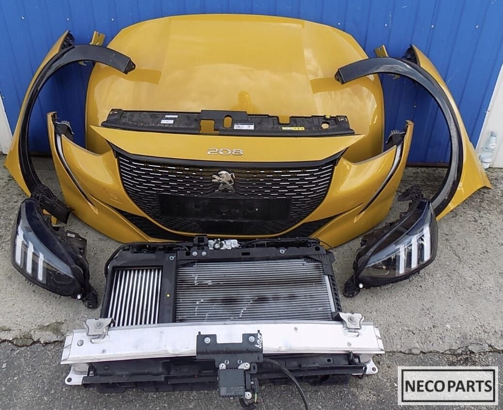 PEUGEOT 208 GT VOORKOP ORIGINEEL LED BUMPER MOTORKAP KOELER, Auto-onderdelen, Gebruikt, -, -, Ophalen of Verzenden