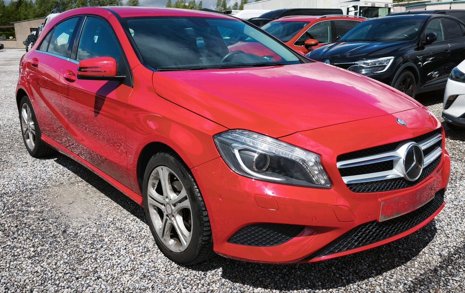 🆕EXP•MERCEDES A180 CDI_1.5 D(109CH)_10/2013💢EUR.5_EQUIP💢, Rouge, Achat, Entreprise, Boîte manuelle