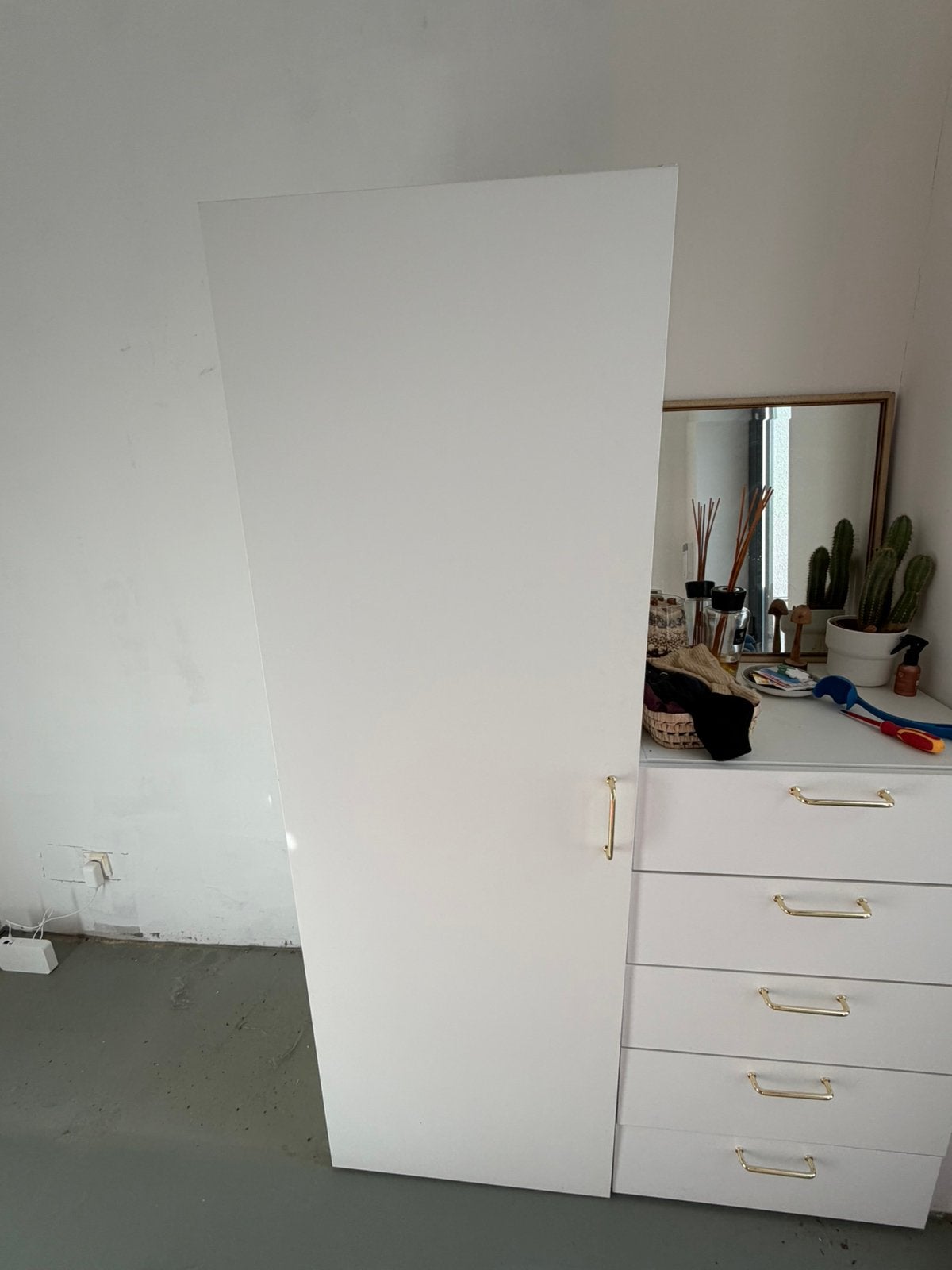 Armoire IKEA PLATSA 60  55  180 cm avec porte et tringle, Maison & Meubles, Enlèvement, Comme neuf