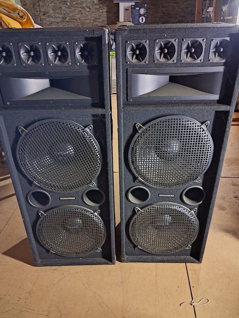 700 W HQ Power-luidsprekers, Audio, Tv en Foto, Luidsprekerboxen, Gebruikt, Party speaker, Ophalen, 150 watt of meer