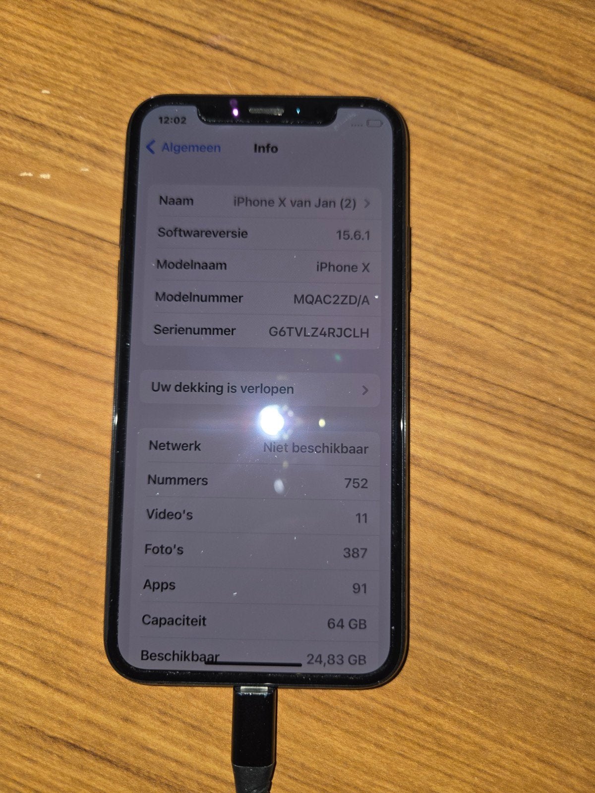 IPhone X, Telecommunicatie, Mobiele telefoons | Apple iPhone, Gebruikt, 64 GB, Grijs, Zonder abonnement