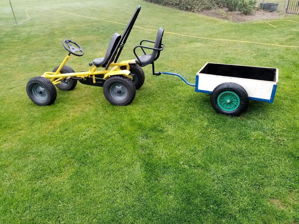 Gocart, Buffalo, duozit, vrijloop en kiepkar., Ophalen, Gebruikt, Buffalo, Vrijloopautomaat