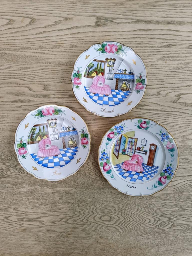 Geboorte bordjes 1963, Ophalen of Verzenden