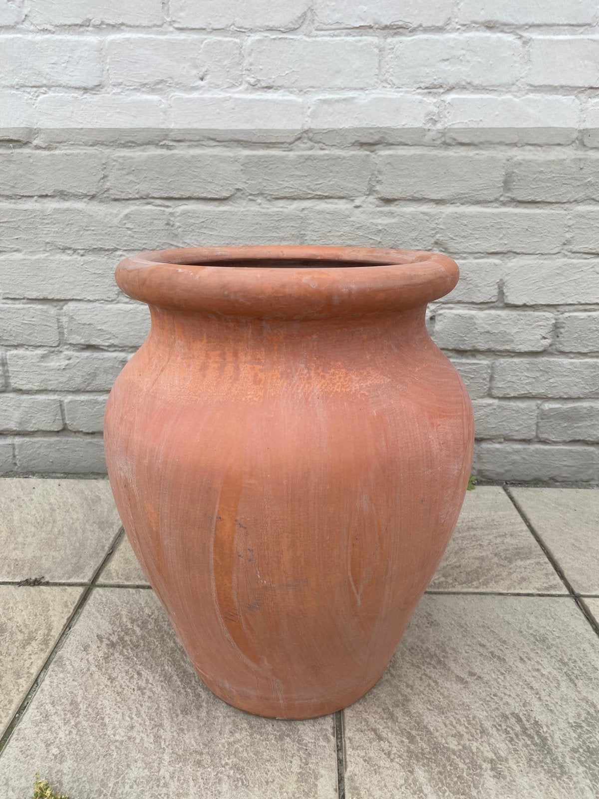 Pot de fleurs méditerranéen en terre cuite, Enlèvement, Comme neuf, Terracotta, Balcon